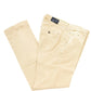 Elegant Beige Chino Trousers with Logo Details