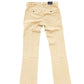 Elegant Beige Chino Trousers with Logo Details