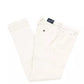 Elegant Silver Chino Trousers with Embroidery