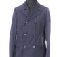 Elegant Wool Fabric Jacket in Classic Blue