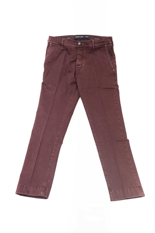 Elegant Burgundy Chino Model Jeans