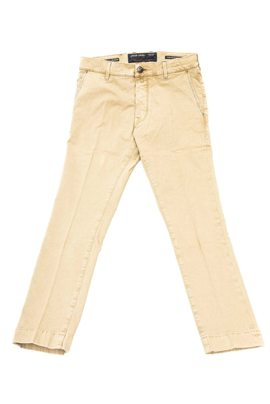 Elegant Beige Chino Model Jeans for Men