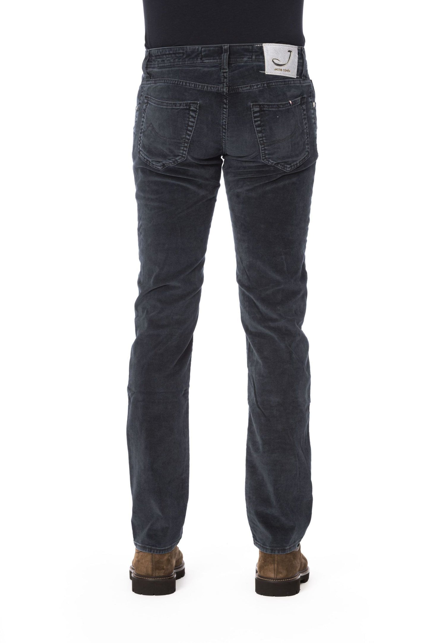 Elegant Black Regular Model Jeans