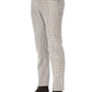 Elegant Checkered 5-Pocket Trousers