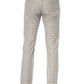 Elegant Checkered 5-Pocket Trousers