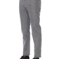 Elegant Checkered Wool Trousers