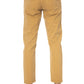 Beige Cotton Stretch Jeans - Sophisticated Style