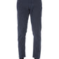 Elegant Blue Denim Tailored for Unmatched Style