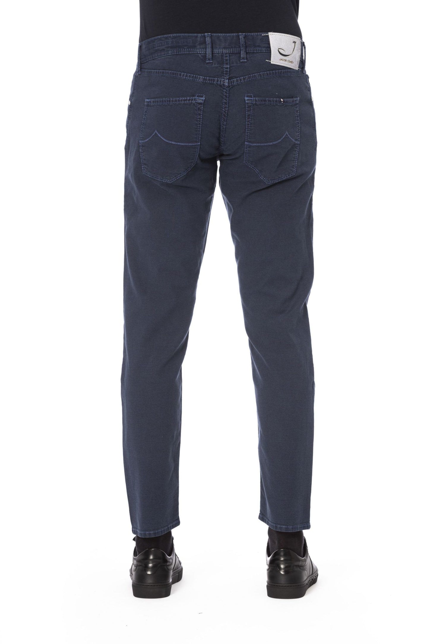 Elegant Blue Denim Tailored for Unmatched Style