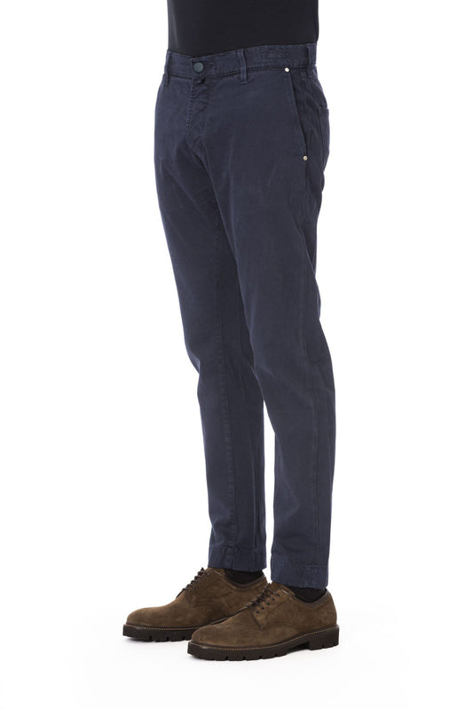 Elegant Blue Designer Jeans for Men