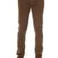 Elegant Checked Trousers with Logo Accents