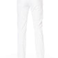 Chic White Pony Skin Label Jeans