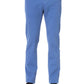 Chic Blue Pony Skin Label Jeans