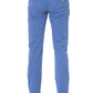 Chic Blue Pony Skin Label Jeans