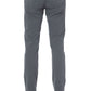 Exquisite Gray Italian Denim Delight