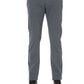 Exquisite Gray Italian Denim Delight
