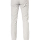 Elegant Gray 5-Pocket Designer Jeans