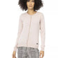 Chic Pink Woollen Blend Long Sleeve Shirt