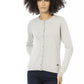 Chic Gray Wool-Blend Monogrammed Sweater