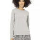 Elegant Crew Neck Monogram Sweater
