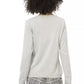 Elegant Crew Neck Monogram Sweater