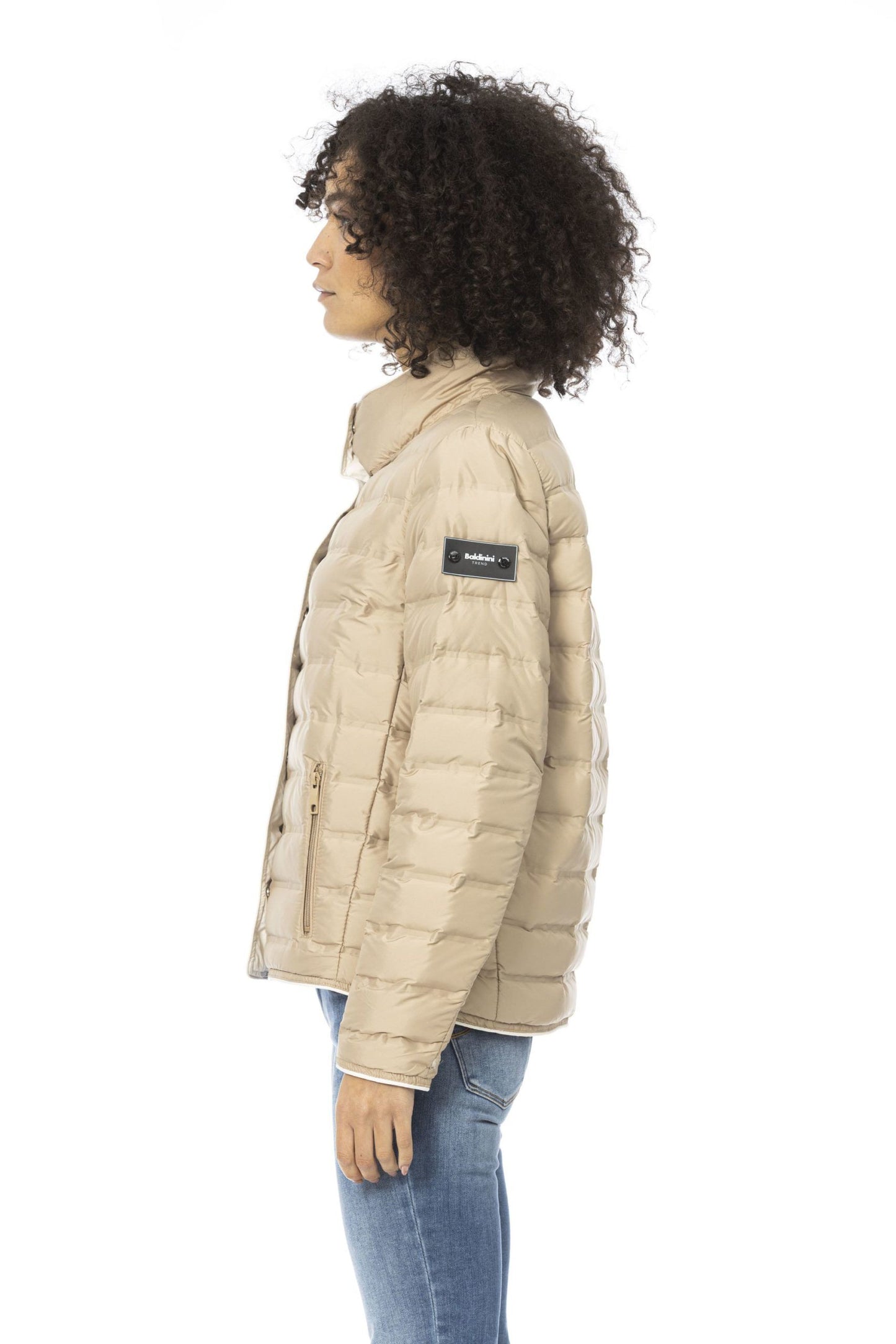 Chic Beige Short Down Jacket For Style & Warmth