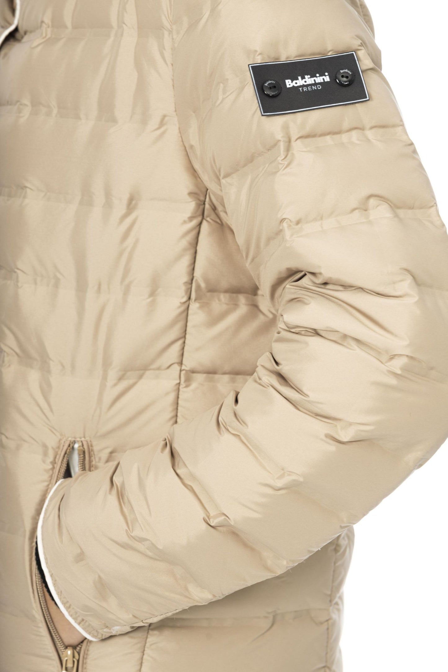 Chic Beige Short Down Jacket For Style & Warmth