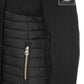 Sleek Hooded Down Jacket in Black
