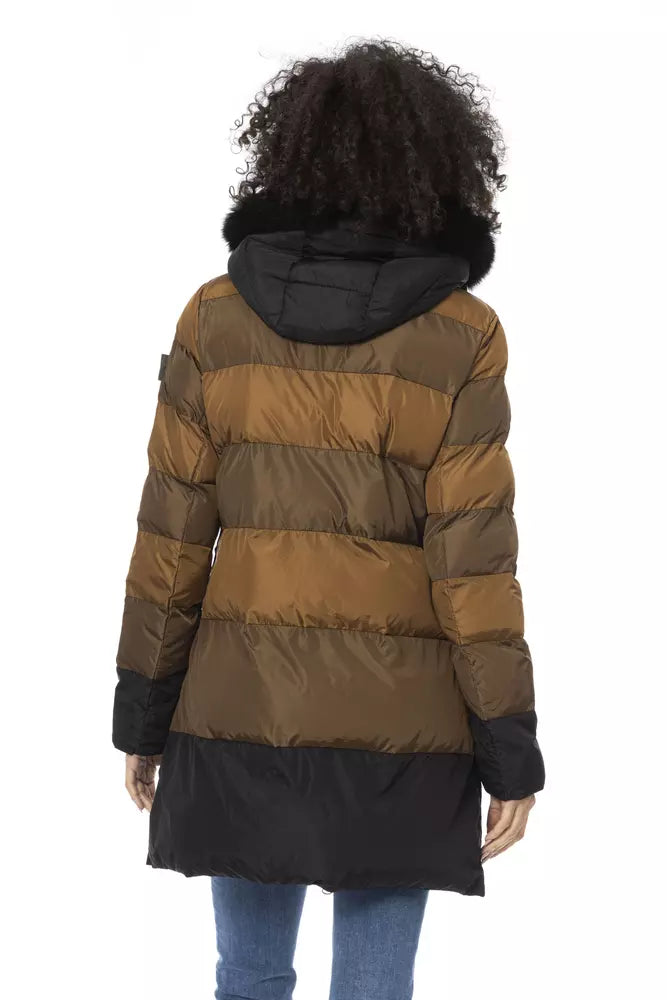 Multicolor Fantasy Long Down Jacket