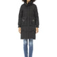 Elegant Long Down Jacket with Hood