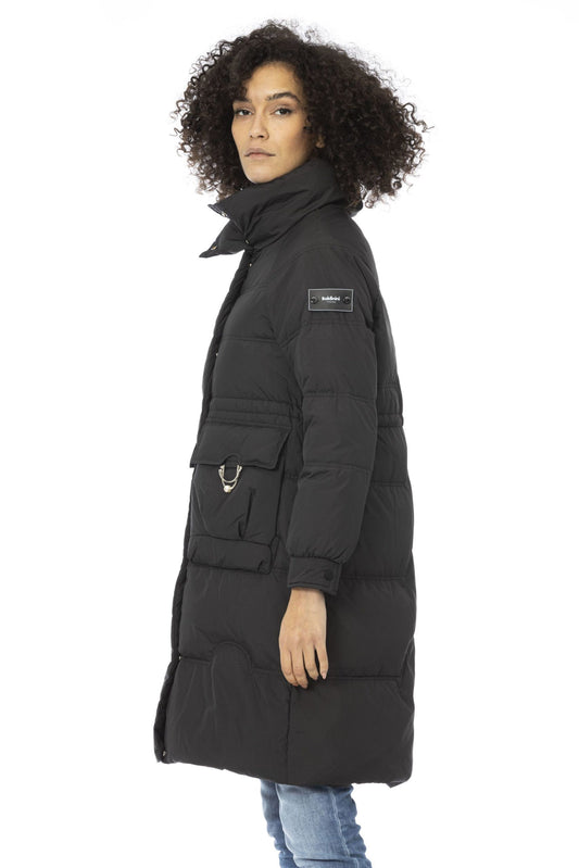 Elegant Long Down Jacket with Hood