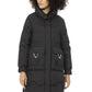 Elegant Long Down Jacket with Hood