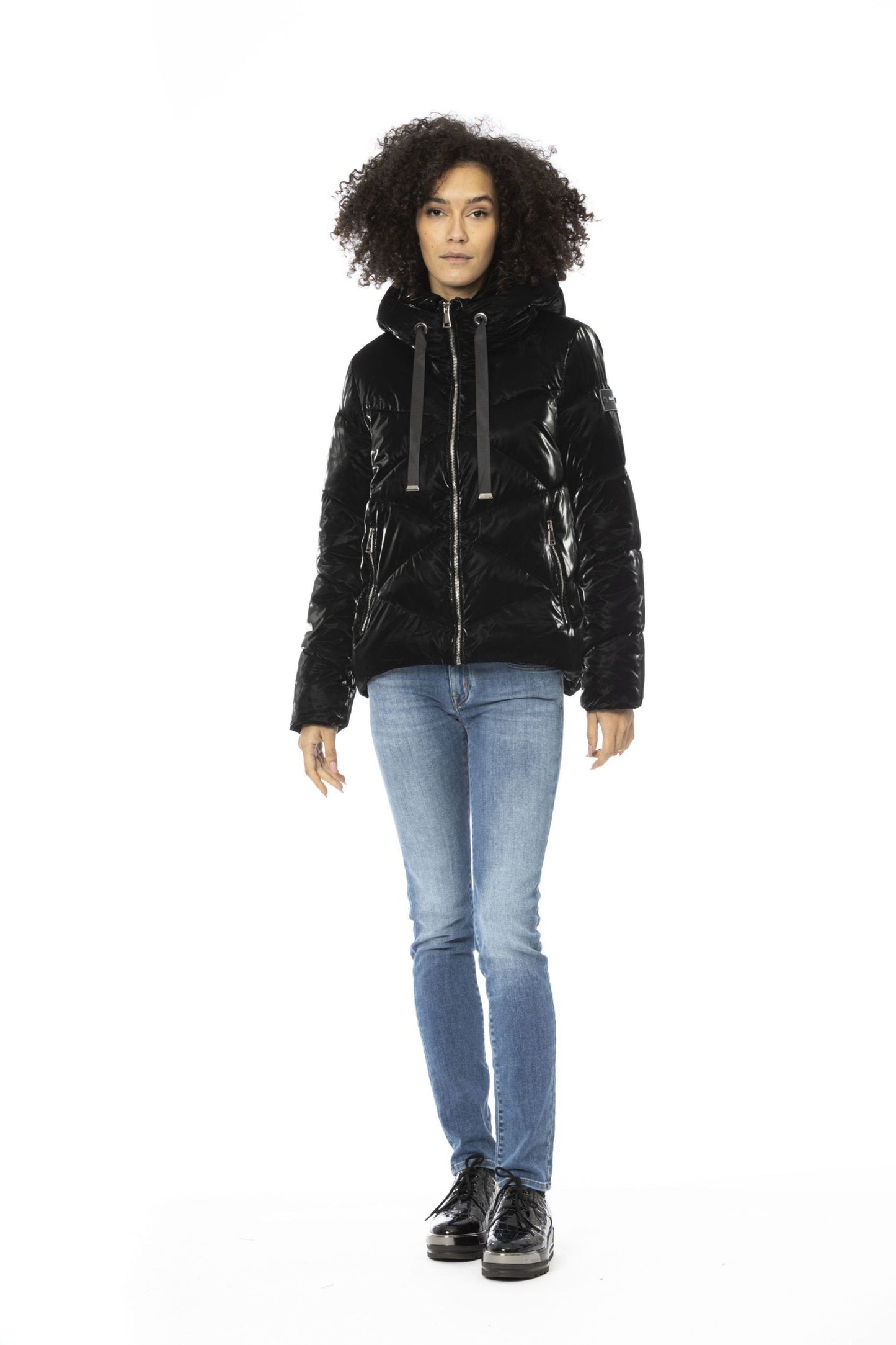 Chic Short Down Jacket with Adjustable Hood