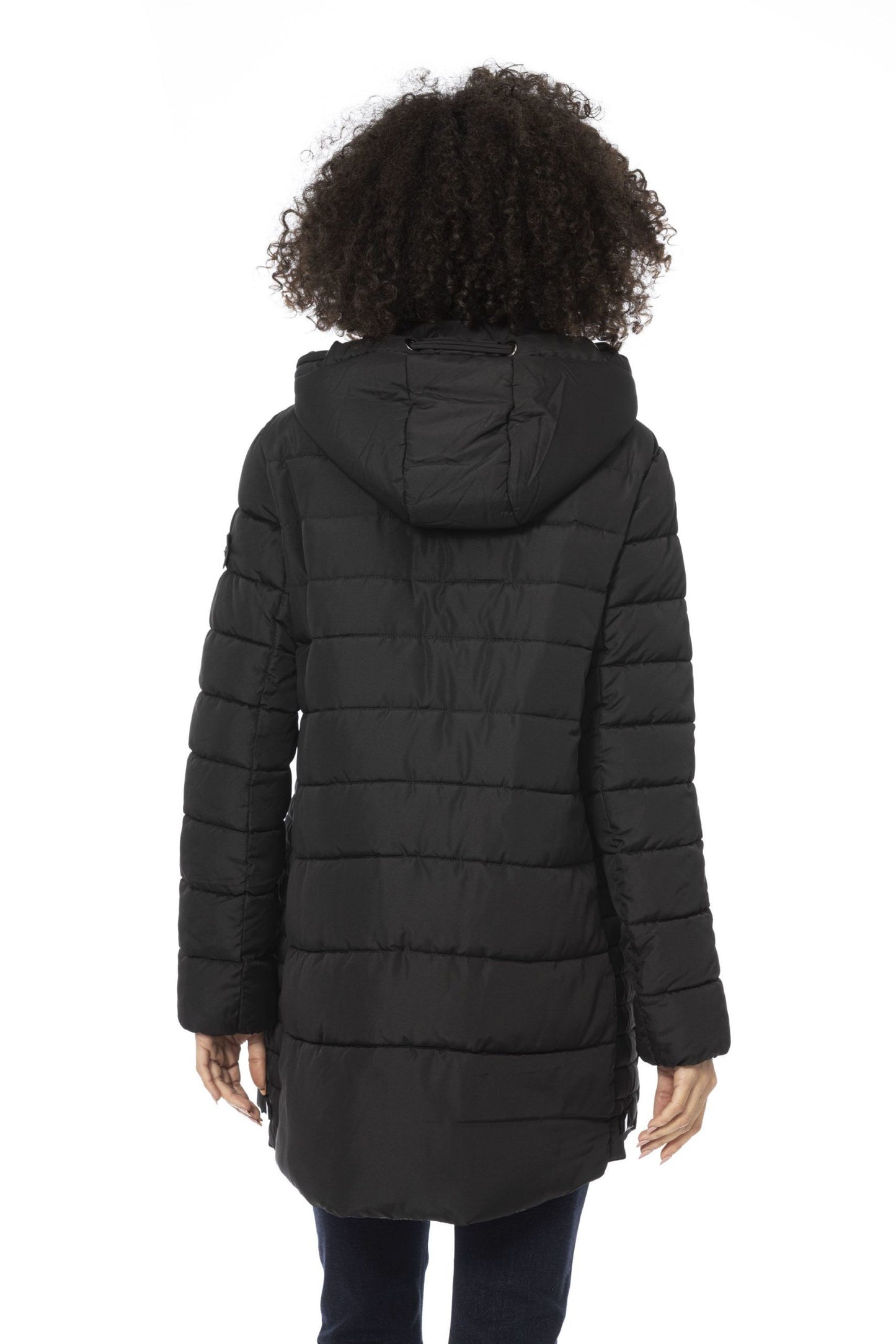 Chic Knitted 3/4 Sleeve Down Jacket