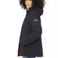 Chic Blue Short Down Jacket with Adjustable Hood
