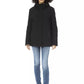 Elegant Black Down Jacket with Monogram Detail