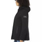 Elegant Black Down Jacket with Monogram Detail