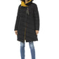 Elegant Oblique Closure Long Down Jacket