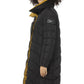 Elegant Oblique Closure Long Down Jacket
