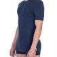Sleek Crew Neck Tee in Vibrant Blue