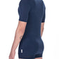 Sleek Crew Neck Tee in Vibrant Blue