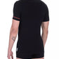 Sleek Bi-Pack Crew Neck T-Shirts in Black
