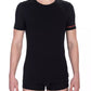 Sleek Bi-Pack Crew Neck T-Shirts in Black