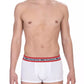 Elegant White Cotton Trunk Bi-Pack