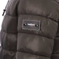 Sleek Green Down Jacket with Hood