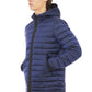 Bold Reversible Green Jacket with Monogram Detail
