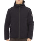 Elegant Blue Jacket with Monogram Detail