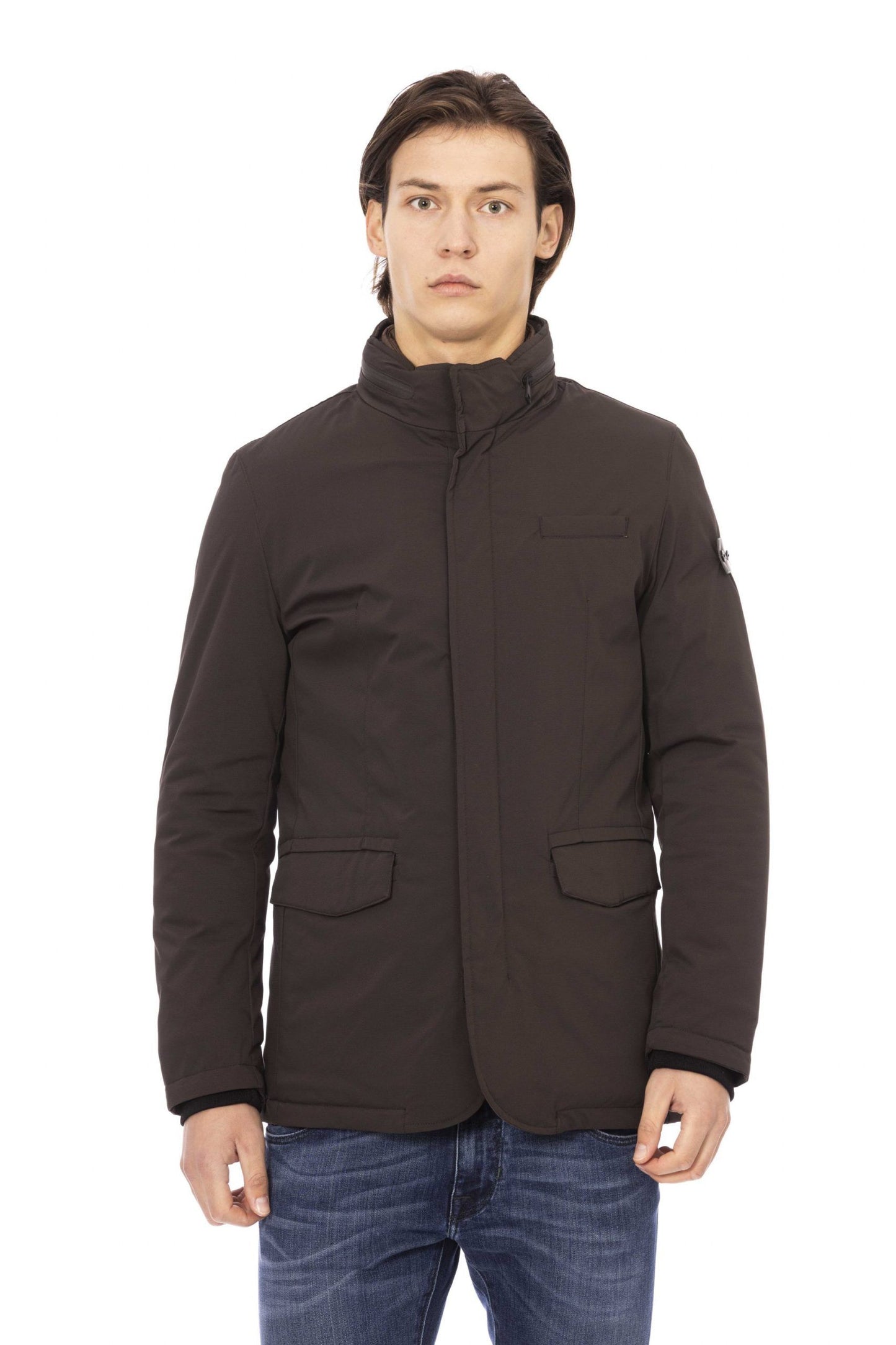 Elegant Urban Zippered Mens Jacket