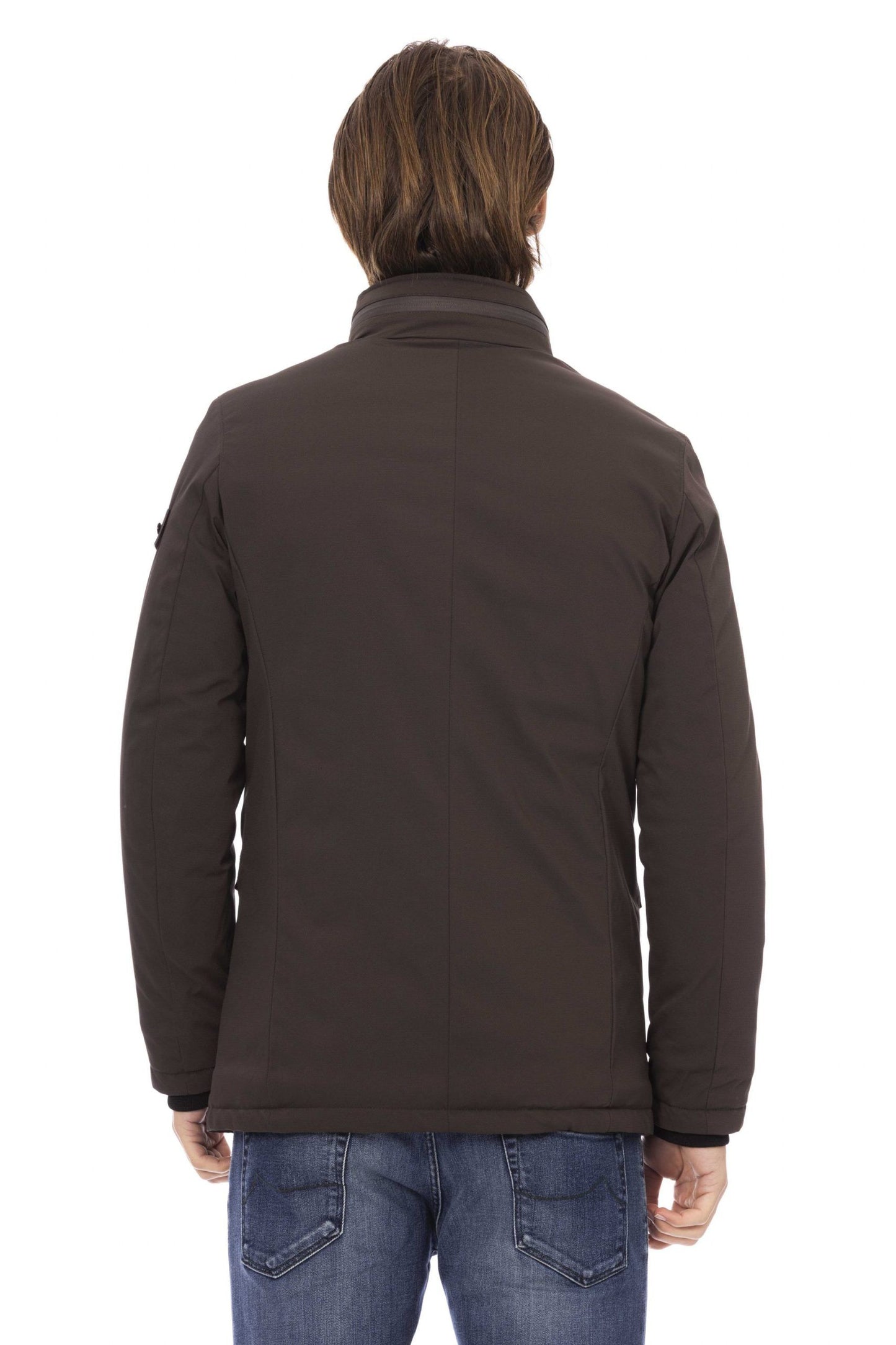 Elegant Urban Zippered Mens Jacket