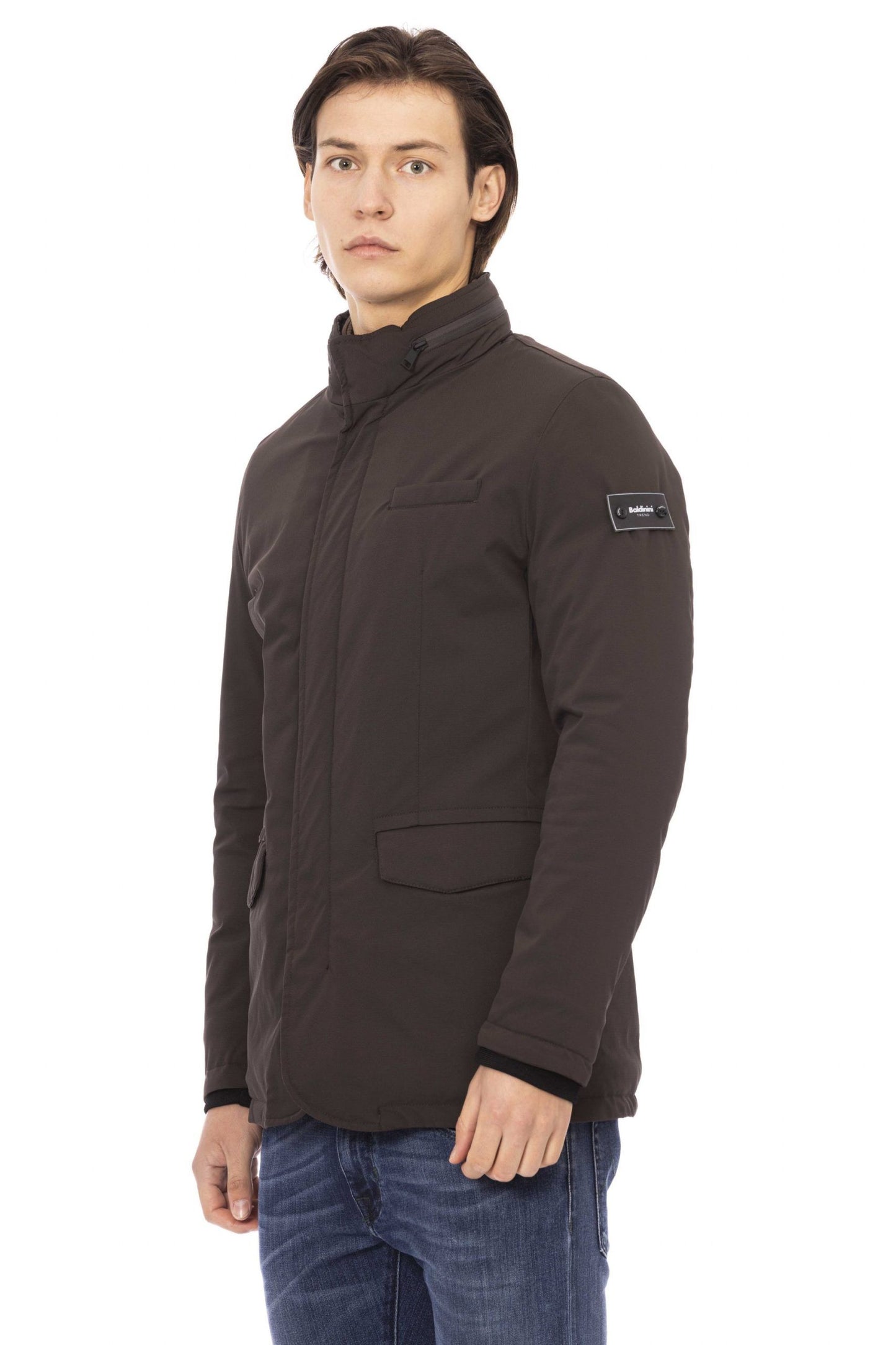 Elegant Urban Zippered Mens Jacket